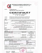 Certifikát Okna IV88 b