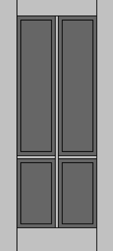 Dřevěné interierové dveře Ivana D